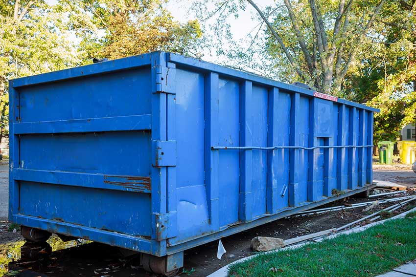 roll off container dumpster Pederson Sanitation Fort Dodge IA
